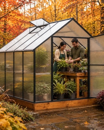 Woodland Cubby Greenhouse - 8x8 Foot