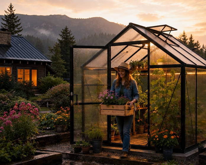 Mountain Harvest Greenhouse 6x6 Foot - Image 2