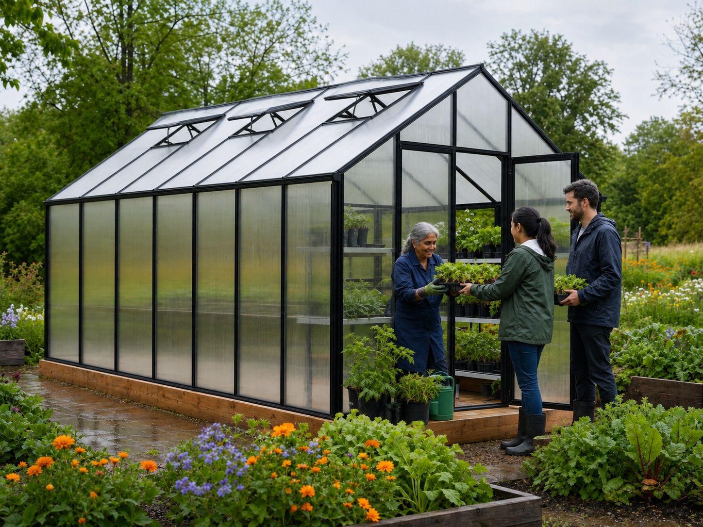 Community Spring Greenhouse-10x16 Foot