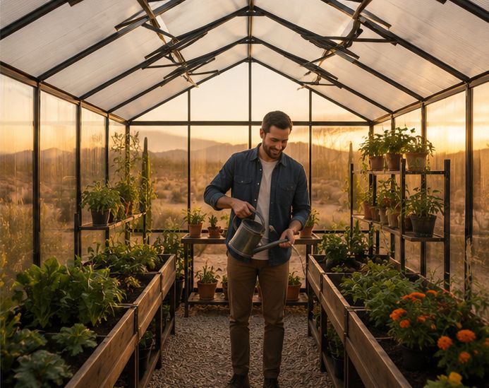 Community Spring Greenhouse-10x16 Foot - Image 9