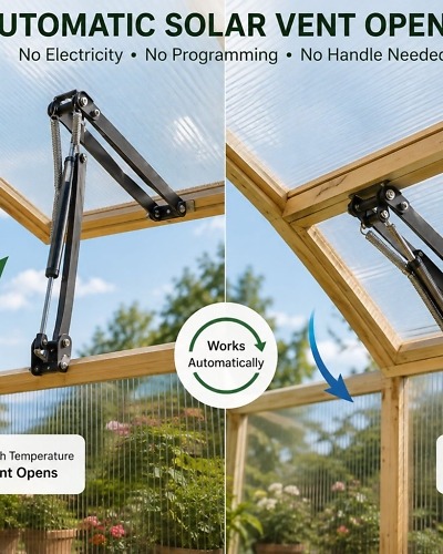 Solar Automatic Greenhouse Vent Opener