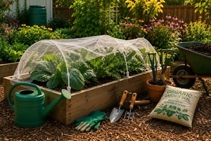Garden supplies, plant protection and gardening tools