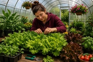 Hands-on greenhouse growing experience