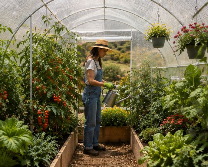 Tunnel Hoop House Greenhouse - Image 3
